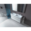 Duravit Durastyle Lavabo pour meuble 130x48cm 2 trous de robinet avec trop-plein blanc SW88235