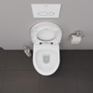 Toilettes Duravit No.1 sur pied - 48x37x40cm - à fond creux - sans bride - brillant blanc SW723748