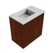 Mondiaz JOYA-DLUX Meuble de toilette 40cm - couleur Ruby - Lavabo FAYE position Gauche Sans trou de robinet couleur Opalo SW1423675