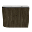 Mondiaz JOYA-DLUX 51.6cm toiletmeubel - ronding links kleur Shadow - Wastafel FAYE positie Rechts Zonder kraangat kleur Opalo. SW1422958
