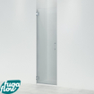 FugaFlow Efficiente Vetro Porte de douche - 60x200cm - sans profilé - verre de sécurité - anti-calcaire - chrome SW1123566
