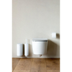 Brabantia MindSet Toilet Accessoiresset - toiletrolhouder - zonder klep - toiletborstelhouder - gesloten - reserverolhouder - mineral fresh white SW1407120