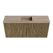 Mondiaz JOYA-DLUX meuble de toilettes 90 cm - couleur Dusk - Lavabo FAYE position Milieu Sans trou de robinet couleur Saba. SW1426061