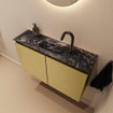 MONDIAZ TURE-DLUX Meuble toilette - 80cm - Oro - EDEN - vasque Lava - position centrale - 1 trou de robinet SW1103949
