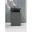 Brabantia Boîte à linge - 35 litres - empilable - poivre noir SW277576
