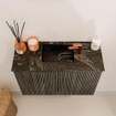 Mondiaz JOYA-DLUX 60cm toiletmeubel - kleur Shadow - Wastafel FAYE positie Midden 1 kraangat kleur Lava. SW1422819