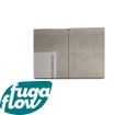 FugaFlow Eccelente Arredo spiegel badkamer spiegelkast - 100x70cm - walnoot SW1123667