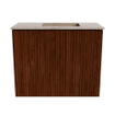 Mondiaz JOYA-DLUX 50cm toiletmeubel - kleur Ruby - Wastafel FAYE positie Rechts 1 kraangat kleur Saba. SW1425565