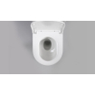 QeramiQ Dely Swirl Staand Toilet - zonder spoelrand - geberit spoelsysteem - slim zitting - glans wit SW1441588