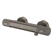 GROHE Precision Feel Ensemble de douche - robinet de douche thermostatique - 31.3 cm - ensemble de barre de douche Vitalio Joy - 60 cm - douchette ronde - 3 types de jet - hard graphite brossé (anthracite) SW1565484