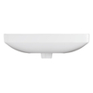 Grohe Euro Ceramic Wastafel - vrijhangend - 55x44cm - zonder kraangat - met overloop - exclusief wandbevestiging - alpine wit SW1234880
