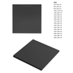Xenz Flat Plus Douchebak - 90x120cm - Rechthoek - Ebony (zwart mat) SW648112