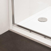 Crosswater Clear 6 porte de douche - pivotante en profil - 70x195cm - avec verre de sécurité 6mm - clair - argent SW487110