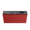 MONDIAZ TURE-DLUX Meuble toilette - 100cm - Fire - EDEN - vasque Lava - position droite - sans trou de robinet SW1103781