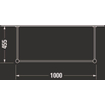 Duravit Vero metalen console v/wastafel hoogte verstelbr.+5cm chroom SW209403