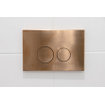 FugaFlow Eccelente Press Plaque de commande DualFlush pour bâti-support Geberit UP320 Métal boutons ronds cuivré SW999928