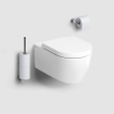 Clou Kaldur toiletrolhouder L-vorm zonder klep chroom SW917293