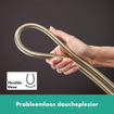 Hansgrohe Unica glijstang 65cm doucheslang 160cm brushed bronze SW918106