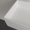 Villeroy & Boch memento 2.0 Lavabo pour porte serviettes 100x13.5x9.5cm 2 trous de robinet avec trop-plein Ceramic+ Blanc Alpin SW336045