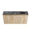 MONDIAZ TURE-DLUX meuble de toilettes 100 cm Washed Oak. Lavabo EDEN Lava position à droite. Avec 1 trou de robinet. SW1104134