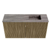 Mondiaz JOYA-DLUX 80cm meuble de toilette - couleur Dusk - Vasque FAYE position Droite 1 trou de robinet couleur Oza. SW1425980