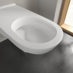 Villeroy & Boch ViCare Cuvette à fond profond - ViCare - sans rebord de rinçage - suspendu au mur - blanc alpin brillant (blanc) SW479635