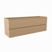 Mondiaz HAY wastafelonderkast - 140x40x50cm - 2 lades - uitsparing links en rechts - softclose - Oro SW1016038