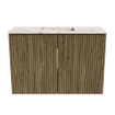 Mondiaz JOYA-DLUX 60cm toiletmeubel - kleur Dusk - Wastafel FAYE positie Midden Zonder kraangat kleur Nata. SW1425889