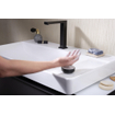 Hansgrohe Tecturis E Wastafelmengkraan - push to open plug - 15.8cm uitloop - zwart mat SW918665