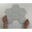 Terravito Bereno wand- en vloertegel - 15x17cm - 9mm - Zeshoek - Lichtgrijs mat SW476709