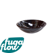 FugaFlow Efficiente Arredo Nero Marquina Waskom - 43x43x13.5cm - rond - marmer - zwart SW1123792