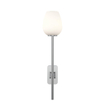Astro Tacoma Single Grande Wandlamp/Plafondlamp - 230V - IP44 - ovaal - wit glas - chroom SW1569641