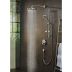 Hansgrohe Raindance select p 1jet powderrain hoofddouche met douchearm chroom SW204695