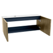 Mondiaz JOYA 100cm meuble de salle de bains WC - couleur Dusk - Vasque FAYE position Gauche 1 trou de robinet couleur Talc. SW1421592