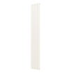 Plieger Cavallino Retto radiateur décoratif vertical simple raccordement central 2000x298mm 666W blanc mat 7255293
