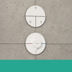 Hansgrohe Showerselect Comfort S Thermostat encastré 1 fonction highflow mat blanc SW918092