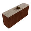 Mondiaz JOYA-DLUX 90cm toiletmeubel - kleur Ruby - Wastafel FAYE positie Midden Zonder kraangat kleur Arena. SW1425283