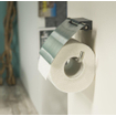 Tiger Cliqit Porte-papier toilette avec couvercle inox gris foncé CO286631046