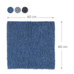 Sealskin Misto Tapis de bain Coton 60x60 cm Bleu SW71622
