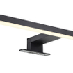Nordlux Marlee éclairage de miroir 50x3.8x13.6cm IP44 Incl. 9.5W LED 3000K F noir SW724568