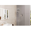 Hansgrohe Fixfit Square muuraansluitbocht m. terugslagklep mat wit SW297540