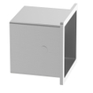 FugaFlow Eccelente Acces Toiletrolhouder - inbouw- 17.3x17.3x8.7cm - Geborsteld RVS - SW1204477
