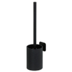 Tiger Colar Set d'accessoires de toilettes - porte-rouleau de papier toilette - sans clapet - porte-balai de toilettes - patère - autocollant - noir SW877224