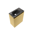 MONDIAZ TURE-DLUX Meuble toilette - 40cm - Oro - EDEN - vasque Lava - position gauche - 1 trou de robinet SW1103921