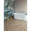 Cifre Ceramica Neutra wand- en vloertegel - 60x120cm - gerectificeerd - Betonlook - Cream mat (crème) SW1122815