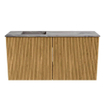 Mondiaz JOYA-DLUX 80cm meuble de salle de bains - couleur Oak - Vasque FAYE position Gauche 1 trou de robinet couleur Sombra. SW1424236