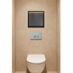 Hotbath &MORE Inbouwbox of inbouwnis - 30x30x10 - frameless + LED - Geborsteld zwart PVD TWEEDEKANS OUT14723
