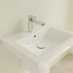 Villeroy & Boch Subway 2.0 lavabo - 55x47cm - 1 trou de robinet avec trop-plein ceramic+ blanc 1024089