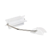 Ridder Leo porte-rouleau de papier toilette pour barre d'appui relevable blanc SW720486