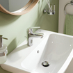 GROHE Swift QuickFix Wastafelkraan - s-size - met trekwaste - chroom SW1028159
